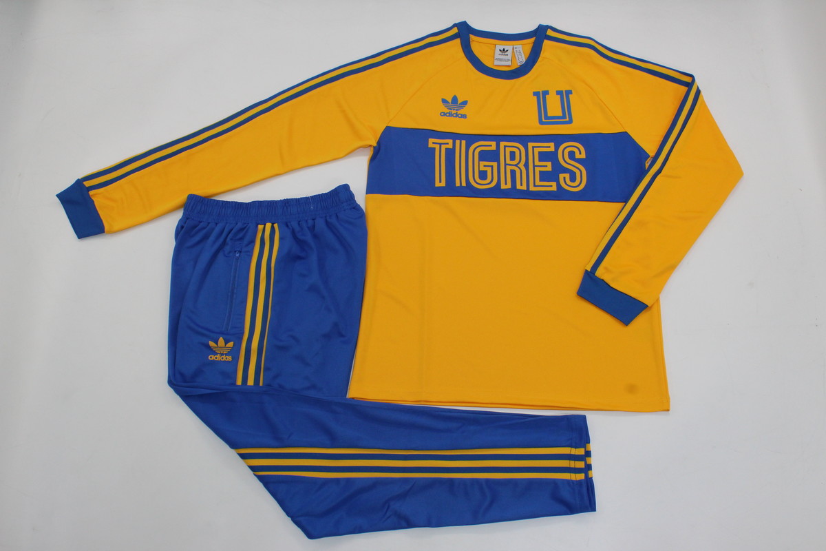 AAA Quality Tigres UANL 23/24 Tracksuit - Yellow